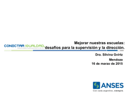 Dec&aacute;logo de la mejora escolar