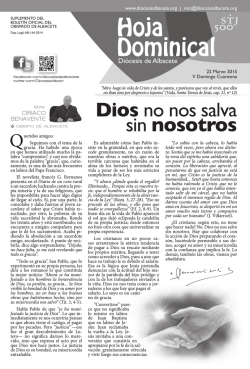 Hoja Dominical - Di&oacute;cesis de Albacete