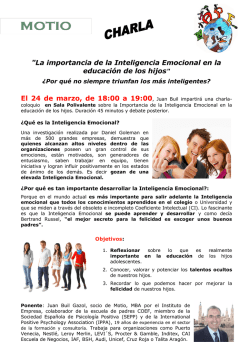 Extracto de la charla