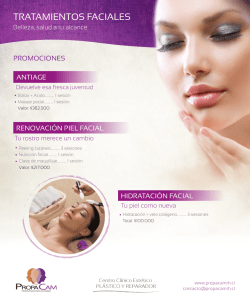 tratamientos faciales - Cirug&iacute;a pl&aacute;stica, estetica general, servicios de