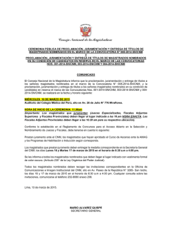 ceremonia p&uacute;blica de proclamaci&oacute;n, juramentaci&oacute;n