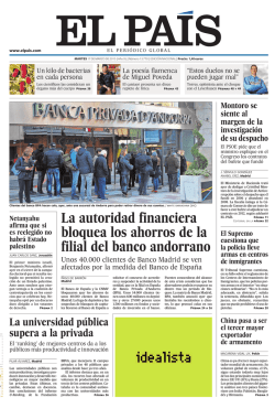 La autoridad financiera bloquea los ahorros de la filial del banco