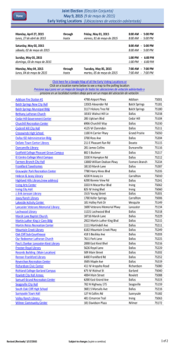 Dallas County Elections