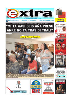 mi ta kasi seis a&ntilde;a presu anke no ta tras di trali