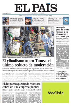 El yihadismo ataca T&uacute;nez, el &uacute;ltimo reducto de moderaci&oacute;n