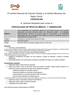 El Instituto Nacional de Ciencias Penales y el Instituto