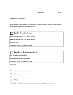 SEGUROS - Carta solicitud de baja o modificaci&oacute;n de medio