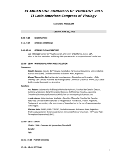 Haga click para ver el Programa C&iacute;entifico Preliminar