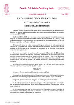 Secciones biling&uuml;es de&hellip;