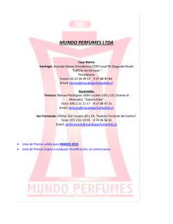 MUNDO PERFUMES LTDA