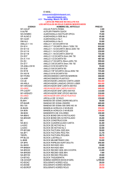 E MAIL - De Todo Papel CA