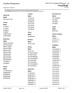 Refrigeradores - Energy Trust of Oregon