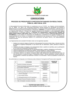 CONVOCATORIA - muni padre abad