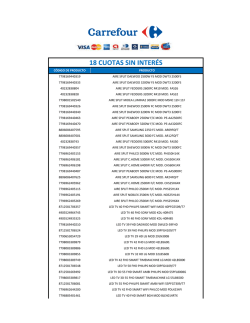 18 CUOTAS SIN INTER&Eacute;S