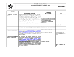 provisi&oacute;n de vacantes sena servicio nacional de aprendizaje
