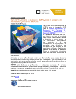 Gacetilla - Cooperaci&oacute;n Sur