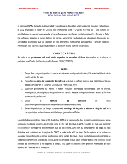 de la UNAM, la Universidad Tecnol&oacute;gica de Quer&eacute;taro y la Facultad