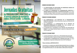 Folleto informativo - ANPE Albacete Castilla