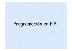 Programaci&oacute;n en F.P.