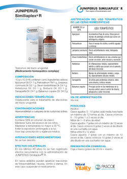 Pascoe Juniperus - Natural Vitality