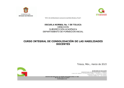 CURSO INTEGRAL DE CONSOLIDACI&Oacute;N DE LAS HABILIDADES