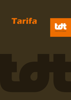 cat&aacute;logo - TDTprofesional