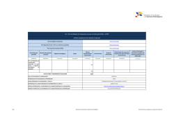Tipo (Programa, proyecto) - Ministerio Coordinador de Sectores