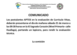 COMUNICADO