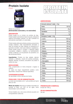 Protein Isolate - Natural Vitality