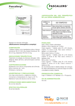 pagina pascallerg - Natural Vitality