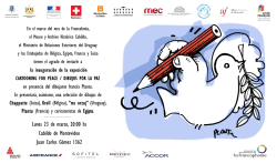 Invitaci&oacute;n Cartooning for Peace (pdf)