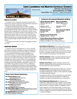 saint lawrence the martyr catholic church