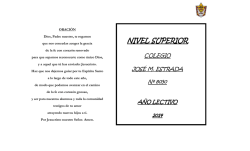 Cronograma Ciclo Lectivo 2014