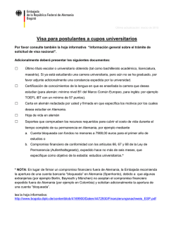 Postulantes a un cupo universitario (Studienbewerber) [pdf, 33.03k]