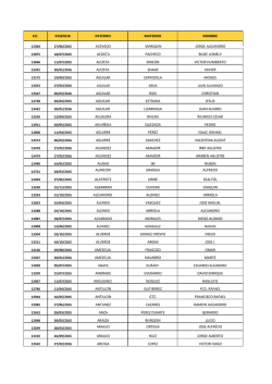 lic. vigencia paterno materno nombre acevedo marquin jorge