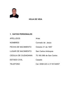 HOJA DE VIDA