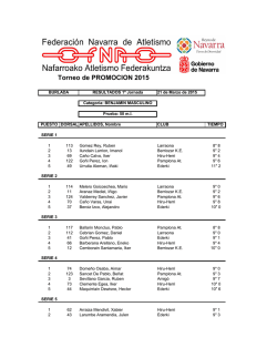 Torneo de PROMOCION 2015