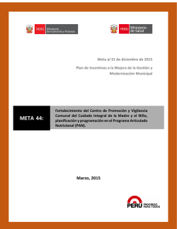 META 44: - Ministerio de Econom&iacute;a y Finanzas