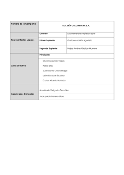 Locer&iacute;a Colombiana S.A.