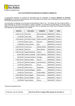 lista de admitidos al ciclo nivelatorio mag&iacute;ster en administraci&oacute;n de