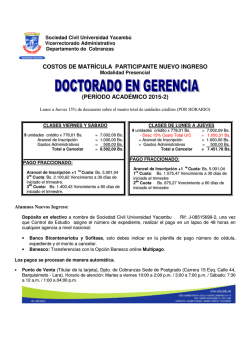 2. Costos Nuevo Ingreso Presencial 2015-02