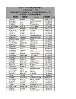 lista completa de abogados habilitados para el juramento en el