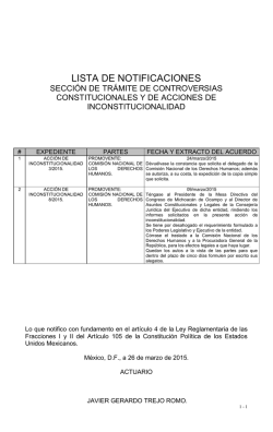 LISTA DE NOTIFICACIONES