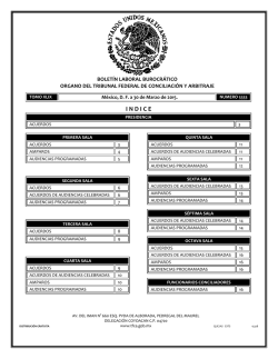 30 - Tribunal Federal de Conciliaci&oacute;n y Arbitraje