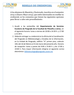 RESELLO DE CREDENCIAL