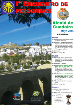 encuentro de peregrinos - Asociaci&oacute;n Gaditana Jacobea "V&iacute;a