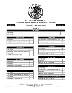 24 - Tribunal Federal de Conciliaci&oacute;n y Arbitraje