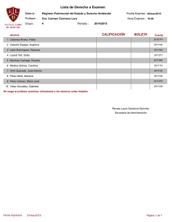 R&eacute;gimen Patrimonial del Estado y Derecho Ambiental