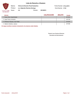 Cl&iacute;nica de Derecho Penal Sustantivo