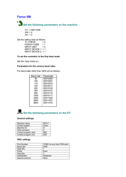 fanuc-6m rs232 setup